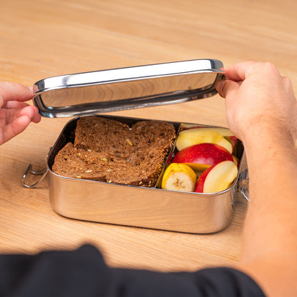 Stainless Steel Leakproof Lunchbox Large (+divider)