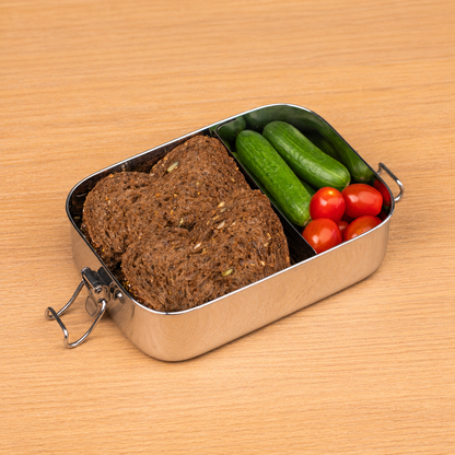 Stainless Steel Leakproof Lunchbox Large (+divider)