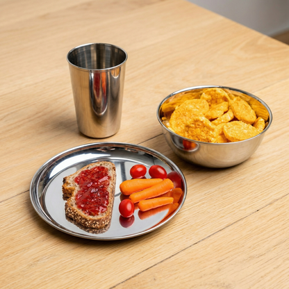 Stainless Steel Dinnerware Set (4 Persons)