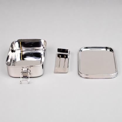 Stainless Steel Leakproof Lunchbox Large (+divider)