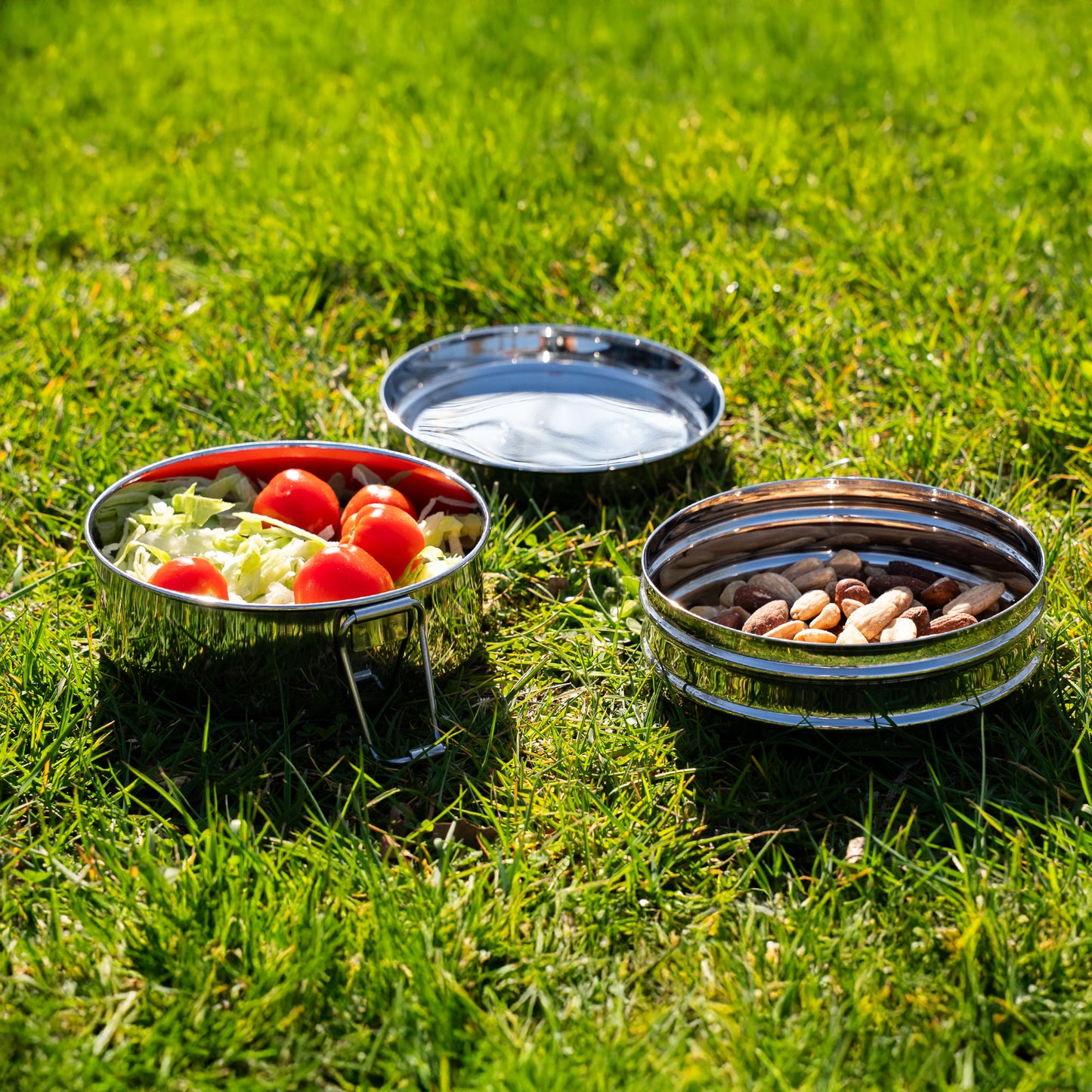 Stainless Steel Lunch Box Round (Bento)