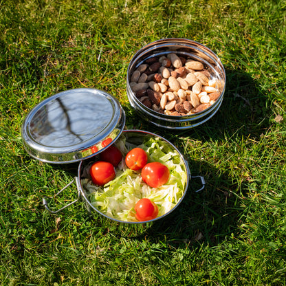 Stainless Steel Lunch Box Round (Bento)