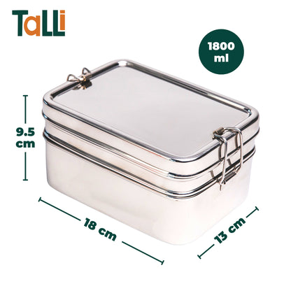 3-in-1 Stainless Steel Lunch Box