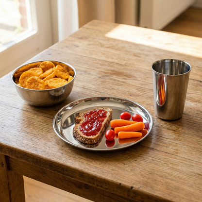 Stainless Steel Dinnerware Set (4 Persons)