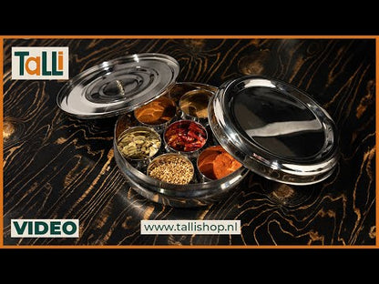 Stainless Steel Spice Tin (Masala Dabba)