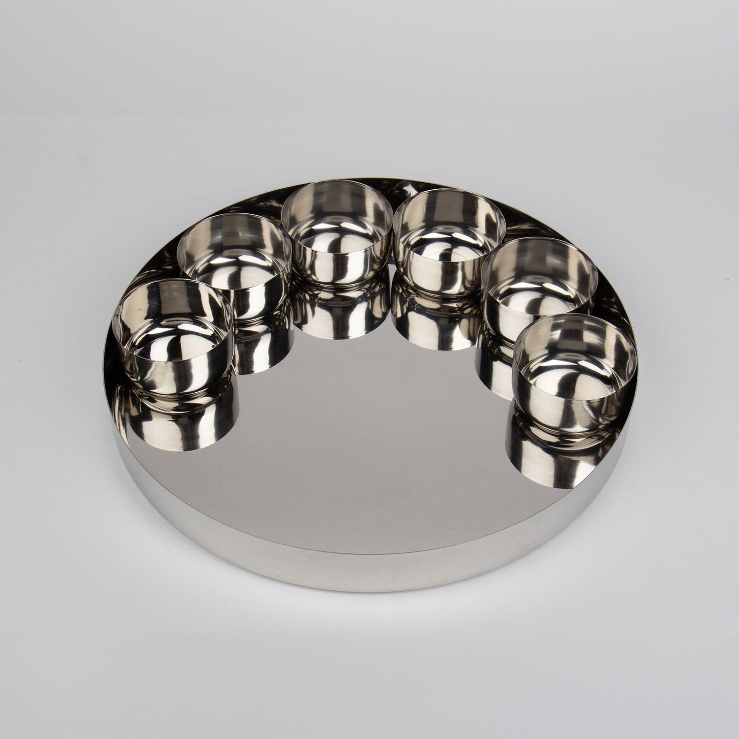 thali plate from India with 6 bowls
